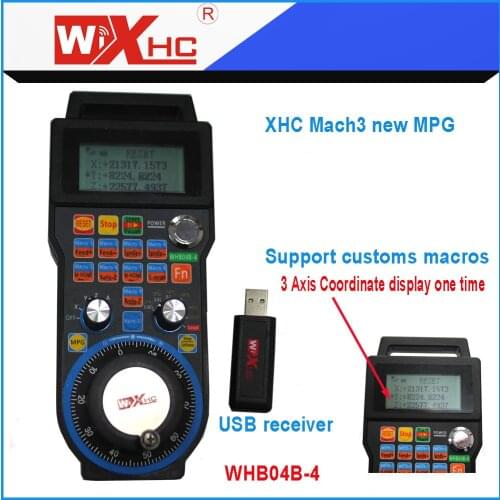 2016 New Wireless Mach3 MPG Pendant Handwheel for CNC Mac.Mach 3, 4 axis Wholesale Price