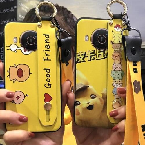 New Arrival Soft Phone Case For Nokia X20/X10 New Silicone Waterproof Wristband TPU Wrist Strap