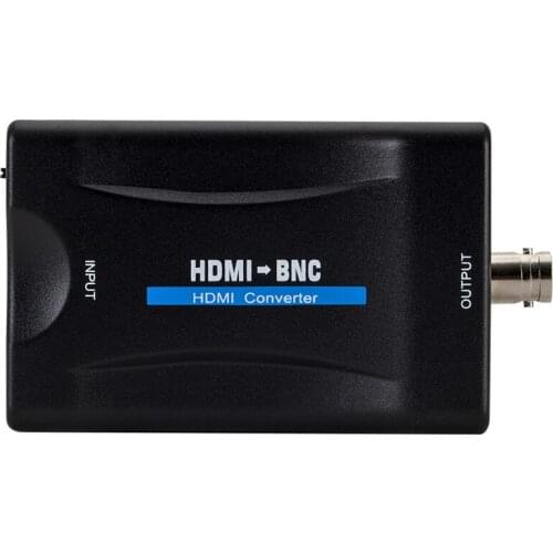 New HDMI To BNC Video Audio Converter Adapter Compatible PAL/NTSC with USB Power Cord