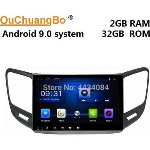 Ouchuangbo car stereo gps navi for Changan CS15 2016 support USB SWC 4 Core 1080P video android 9.0 OS 2+32 free chile map