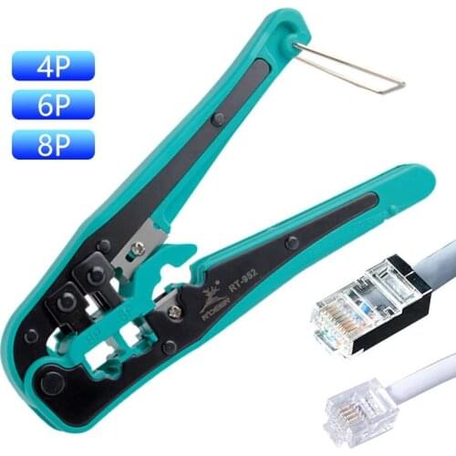 Network Cable Pliers 4P/6P/8P Network Cable Crystal Head Terminal Stripping Pliers Crimping Pliers Cable Stripping Pliers