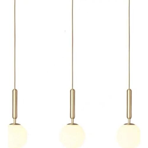 All-copper Nordic Bedroom Bedside Pendant Light Post-modern Minimalist Restaurant Bar Table Lamp Personality Creative