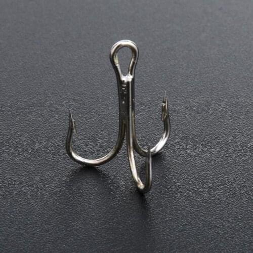 Sporting Goods 50PC Barbed Crank Sharp Fishing Hooks with 3 Anchors SAL99