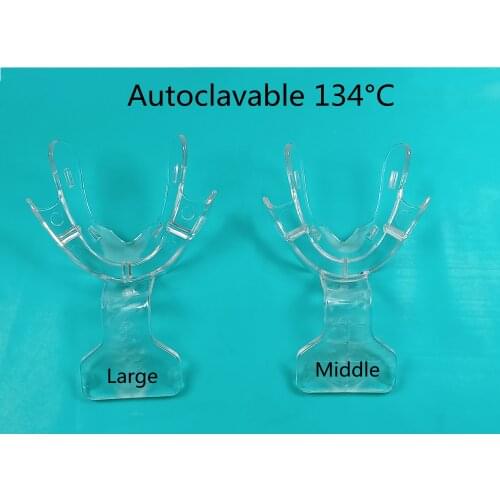 Dental Clear Frame Cut Back (FCB) Impression Trays Large+Middle 134