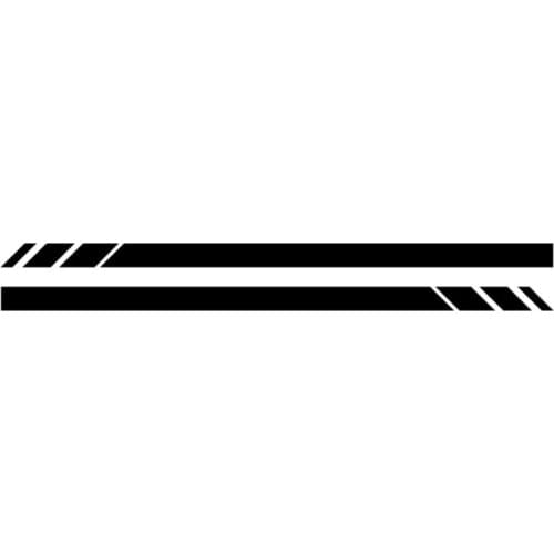 T4 T5 T6 Side Stripes Waterproof Stickers 2pcs Black Campervan Decals RV