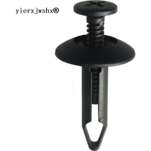 Yierxjwshx 6mm Push Type Retainer auto Clips and Fasteners automotive clip plastic Rivet Retainer clip