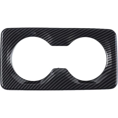 Rear Armrest Water Cup Holder Panel Decorative Cover for Dodge Ram 1500 2018-2020 Interior Car Accessories