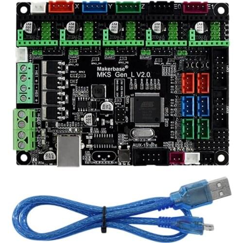 3D Printer Parts MKS Gen-L V2.0 Motherboard Compatible 4988 8825 TMC 2100 Driver for Ramps1.4 Open Source Marlin