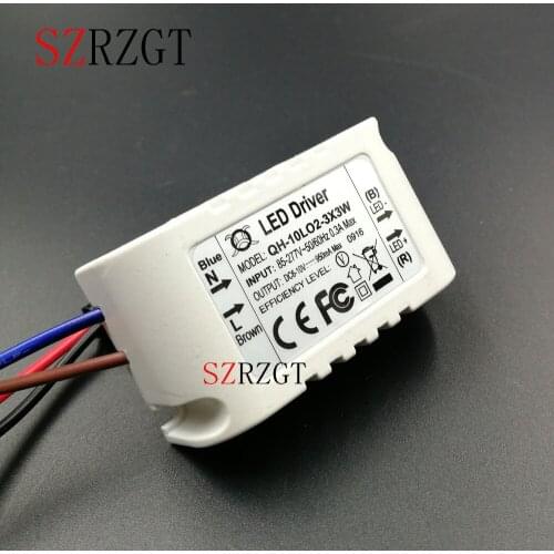 2-3x3W 10W LED Driver Transformers for 10W COB High Power LED chip / XPE driver 900mA