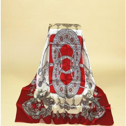 A001 100% Real pure Soft Silk scarf CHARMEUSE silk Size:108 * 108cm satin women