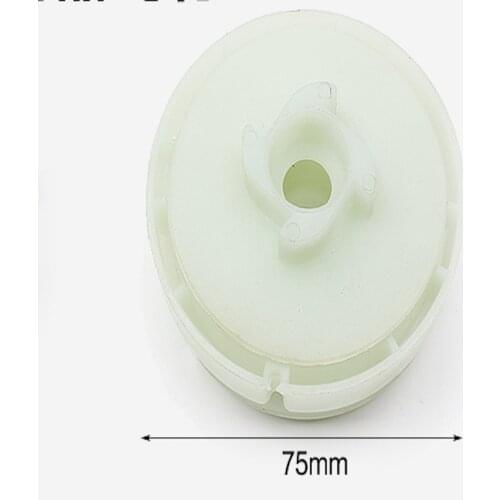Free shipping 1PC of new Nylon material made Starter rope wheel for ZENOAH chainsaw 4500/5200/5800 100% matching