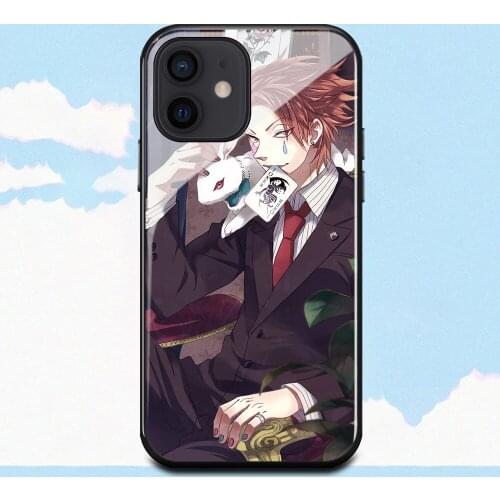 Hunter X Hunter Hisoka Case For iPhone 6 6s 7 8 Plus 11 12mini 12Promax X XS XR SE2 Tempered Glass Case