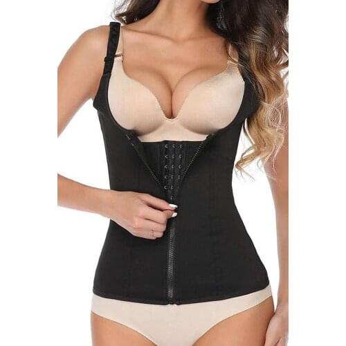 Black Shoulder Strap Waist Trainer Bust Corset Postnatal Corsets & Bustiers Sexy Bustiers Slimming Belt Underbust Corset