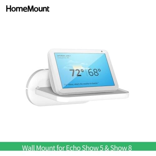 HomeMount Space-Saving Holder Stand Wall Mount for Show 8 1st 2nd 5/Nest Hub/JBL Xtreme/Anker Soundcore/Bose SoundLink Mini