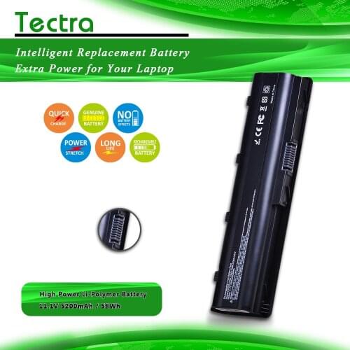 Tectra 11.1V 5200mAh Laptop Battery for HP Pavilion DV7 DM4 DV3 DV5 DV6 G32 G62 G42 G6 G7 for Compaq Presario CQ42 CQ32 CQ43
