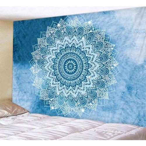 Mandala Tapestry Wall Hanging Psychedlic Aesthetic Decor Living Room Bed Room Decoration Various Printed Indian Chic Tapzi