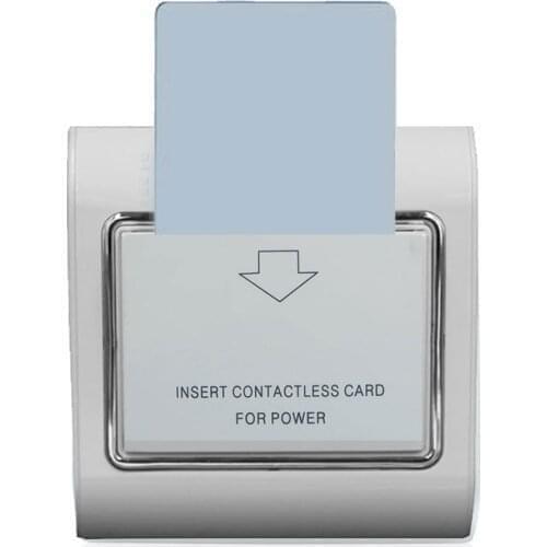 Hotel Energy Saving Switch support high frequency 13.56M card 220V 40A IC card Power off 15s delay