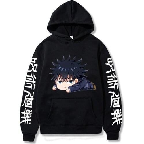 Jujutsu Kaisen Winter Men Women Hip Hop Hoodie Sweatshirt Print Harajuku Long Sleeve Hoodies Streetwear