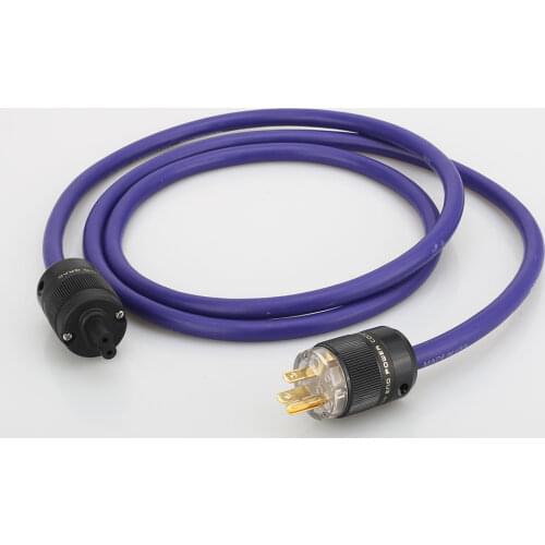 HI End Schuko Power Cord CD amplifier amp EU Power Plug Cable HIFI AC Mains Power CableEU Schuko Power line