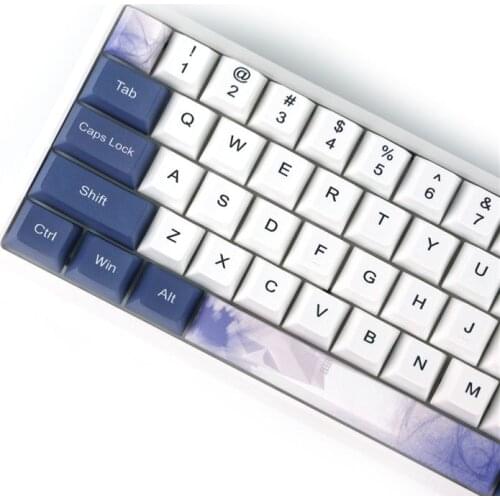 PBT Keycaps 128 Keys five Face Dye Sublimation Cherry Profile Mechanical Keyboard Keycaps For MX Switch GK61 64 68 84 96 104 108