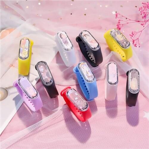 Digital Mens Wristwatch 2021 Fashion Cartoon Pattern Electronic LED Kids Watch Gift Childrens wrist watch Reloj Mujer Elegante