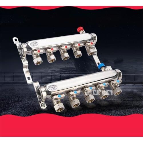 Floor Heating Manifold Geothermal Water Separator Valve Divider Knockout Drum Trap Steel Stainless Steel Set Water Segregator