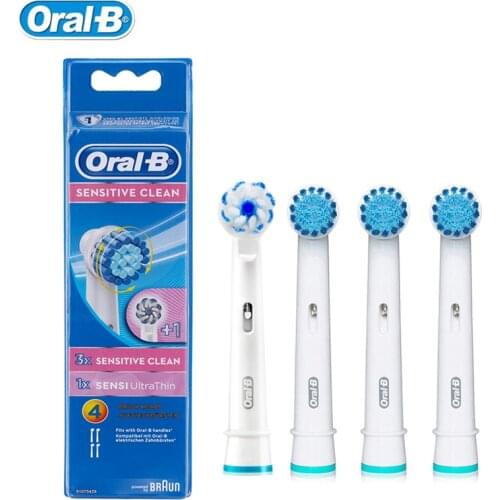 Oral B Sensitive Replaceable Electric Tooth Brush Heads Oral Hygiene Sensi Ultra Thin Oralb Replacement Brush Heads 4pcs/pack