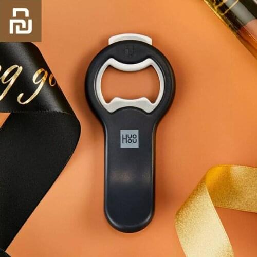 Youpin Huohou Wine Bottle Beer Cans Opener Stainless Steel Automatic Magnetic Beer Openers Bar Opener BBQ Tools Home Outdoor