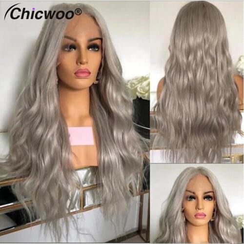 Grey Human Hair Wig Lace Front Human Hair Wigs Body Wave T Part Ombre Lace Front Wigs Brazilian Human Hair 4x4 Lace Closure Wig