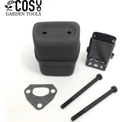 Exhaust Muffler Gasket Bolt Cooling Shield Kit For HUSQVARNA 137 142 E 136 141 LE 41 36 Chainsaw Engine Motor Spare Parts
