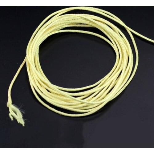 1.2/1.4/1.6mm Fishing Line Jigging Hooks Tied Braided Aramid Fiber Rope Wire Fire Retardant Lure tied hook Diy Fishing Gear 15m