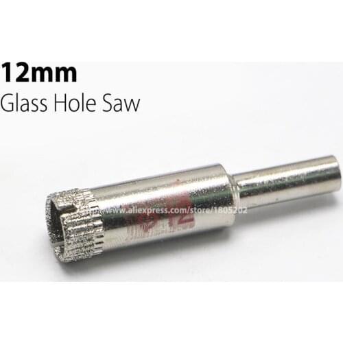 2Pcs/lot 12mm Core Drill Bit for Glass Marble Cermic Title Hole Puncher Polish Bit