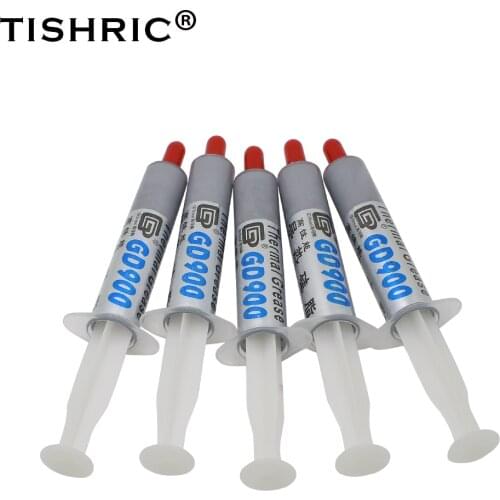 TISHRIC 7g GD900 Thermal Paste CPU Thermal Grease GPU Cooler Cooling Pads Compound Silicone Plaster Processor Heat sink