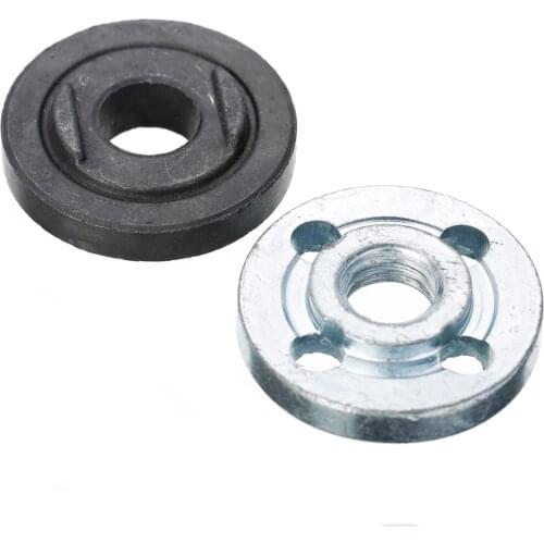 M10 Angle Grinder Flange Kit Lock Nut Inner Outer Set Power Tool Accessories