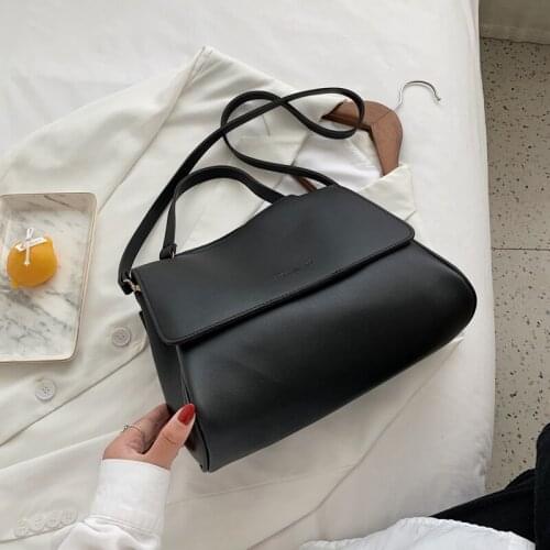 Large Capacity Casual Tote Bags Shoulder Crossbody Bags for Women 2021 Vintage PU Leather Designer Handbags High Quality Bags