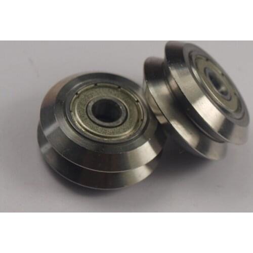 SWMAKER CNC machine parts accessory Openbuilds stainless steel Metal Dual V Wheel - V Slot Aluminium Linear Extrusion