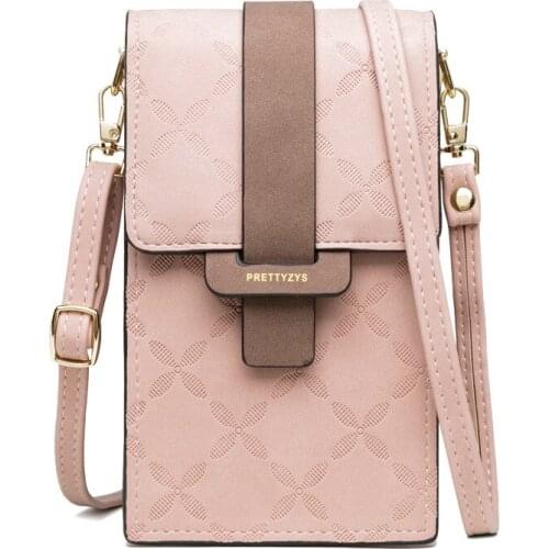 Vertical Buckle Women Single Shoulder Bag Female Large-capacity Soft Leather Trendy Messenger Purse Multi-function Ladies Wallet