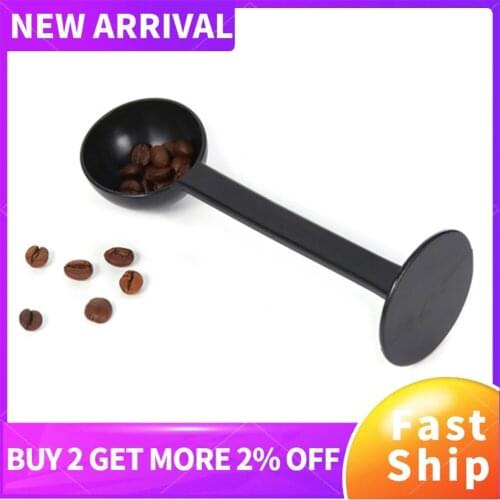 2 In 1 Coffee Spoon 10g Standard Measuring Spoon Dual-use Bean Scoop Powder Press Scoop Coffee Machine Accessories Kitchen