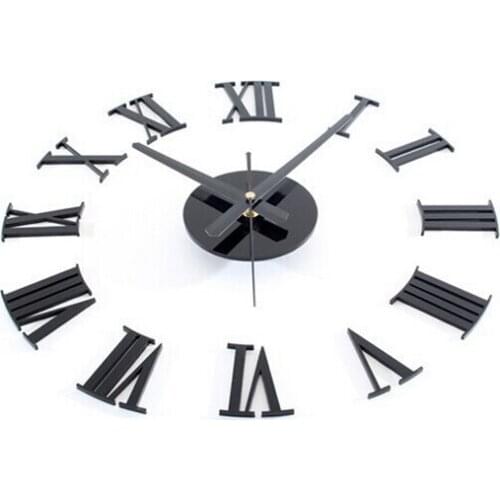 2020 new hot sale quartz acrylic pastoral wall clock modern home decoration luxury mirror clocks crystal watches