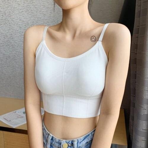 2020 new modal seamless wrap chest beautiful back sling girl underwear tube top sports vest sleeping bra
