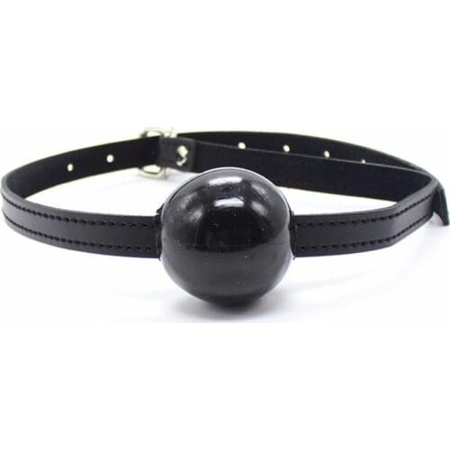 BDSM Mouth Ball Gag for women bandage Adult Oral Leather Mouth silicone ball slave Fixation Stuffed chastity Flirting Sex Toys