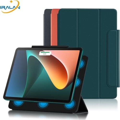 Ultra thin Magnetic Adsorption Buckles Cover for Xiaomi Mi Pad 5/MiPad 5 Pro 11 inch 2021 Case Smart Shell Funda With Pen Holder
