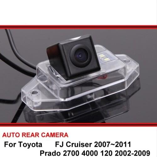 For Toyota FJ Cruiser Land Cruiser Prado 2700 4000 HD CCD Car Reverse Backup Rearview Parking Rear View Camera Night Vision