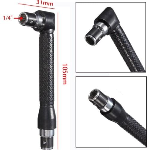 L-shape Mini Double Head Socket Wrench 1/4 Hexagon Drive Socket Screwdriver Bits Multifunctional Holder Repair Tools