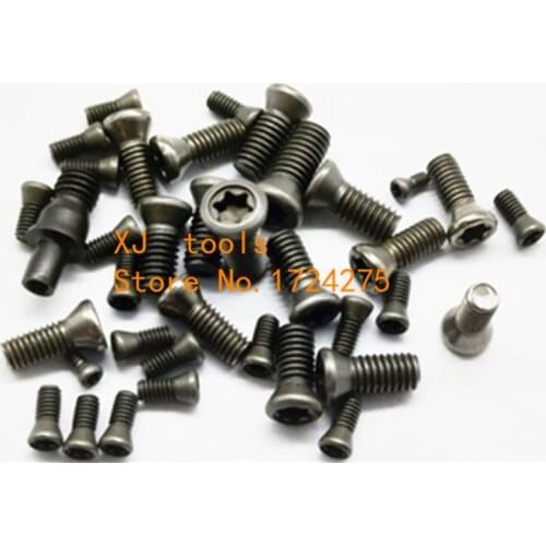 2019 Hot CNC lathe Tool Spare Torx screws M2*6 M2.5*6 M2.5*8 M3*8 M3*10 M3*12 M3.5*8 M3.5*10 M3.5*12 M4*10 M4*12 M4*16 M5*10/12