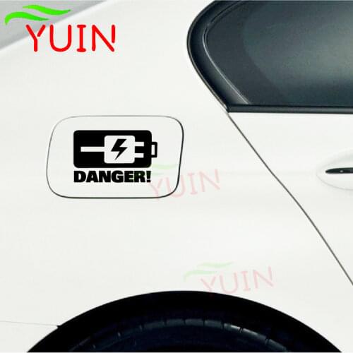 Car Sticker Motorcycle Decals Danger Charging Warning Decal Creative PVC Decorative Accessories Waterproof Stickers 15*10cm