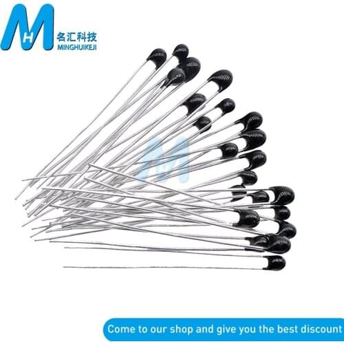 NEW 20PCS Thermistor Thermal Resistor 5% NTC MF52AT MF52 B 3950 1K 2K 3K 4.7K 5K 10K 20K 47K 50K 100K Negative Thermistor MDS