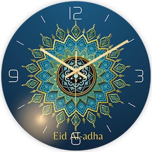 New Clocks Ramadan Festival Metal Islamic Clock Wall Artislamic Home Decor Islamic Decor Wall Clock Home Modern Decoration