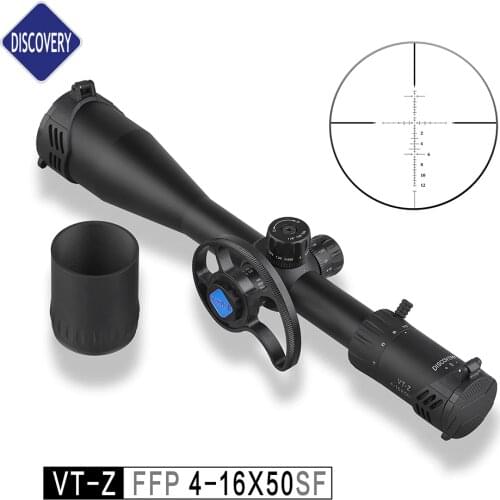 Discovery Hunting Riflescope VT-Z 4-16X50SF First Focal Plane Tactical Scope Shockproof Optical Sight fit .177 .22 .22LR Airgun