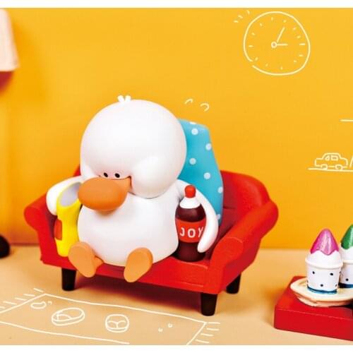 Gift Genuine Foxtail Vitality Duck Blind Box Series Trendy Doll Hand-made Toy Decoration